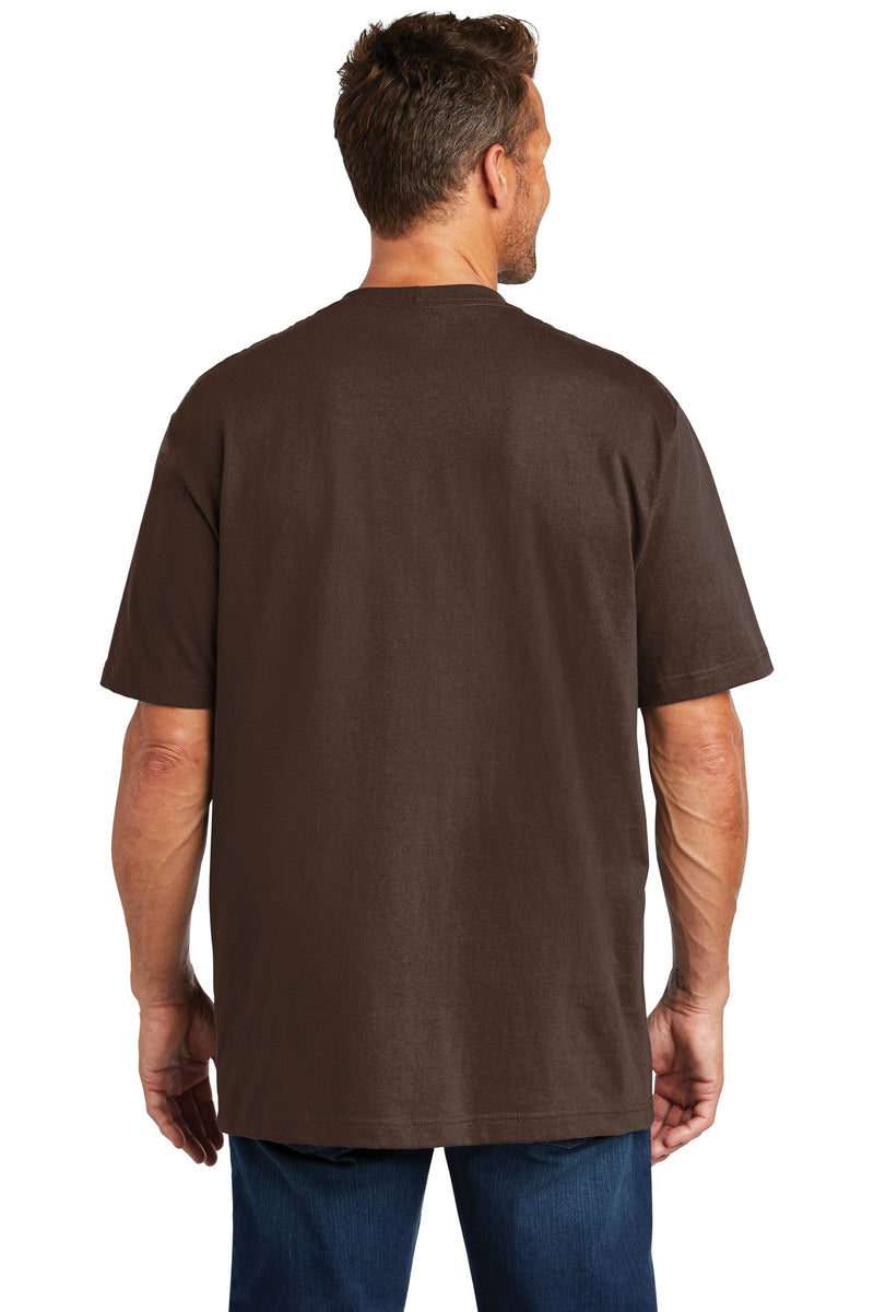 Carhartt Tall Workwear Pocket Short Sleeve T-Shirt - Dark Brown