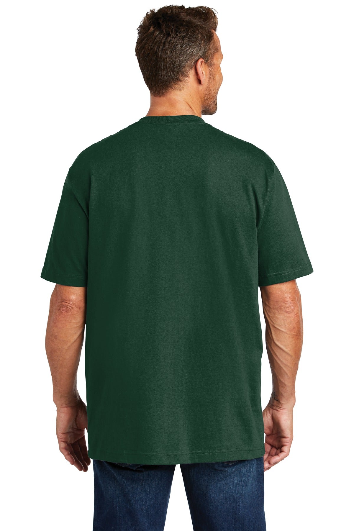 Carhartt Tall Workwear Pocket Short Sleeve T-Shirt - Hunter Green