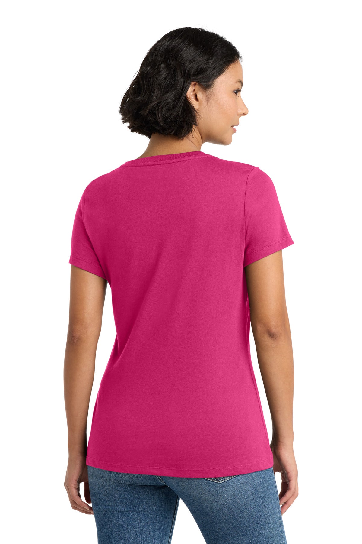 District Women's Perfect WeightTee - Dark Fuchsia