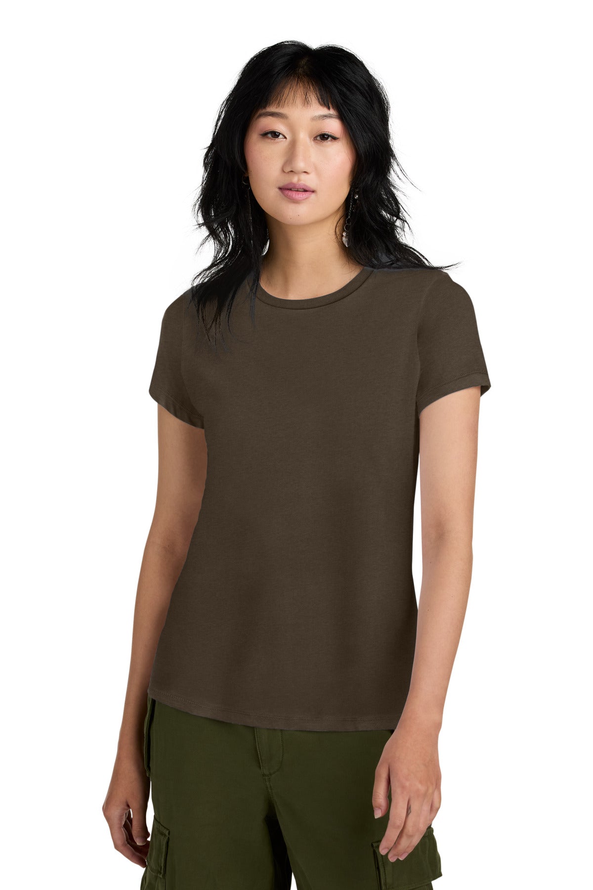 District Women's Perfect WeightTee - Espresso