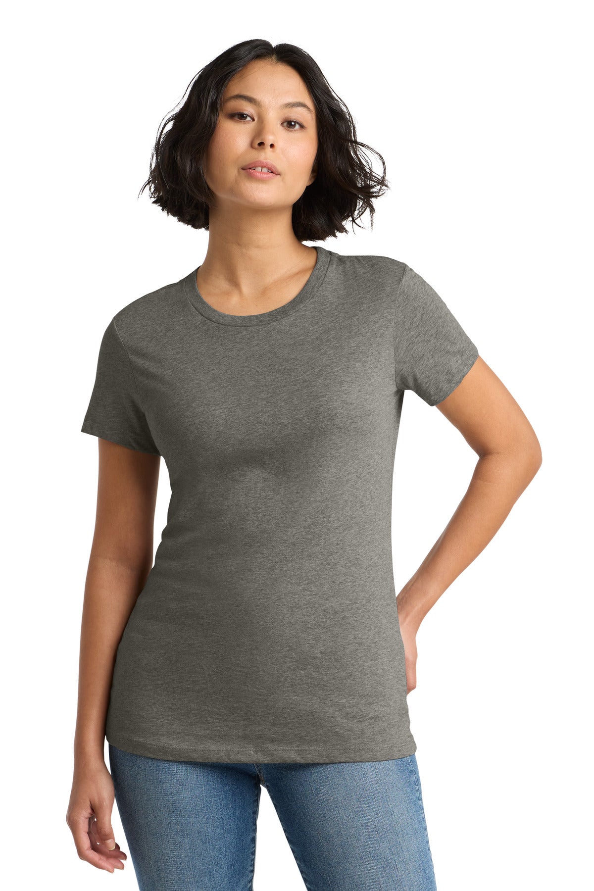 District Women's Perfect WeightTee - Heathered Charcoal