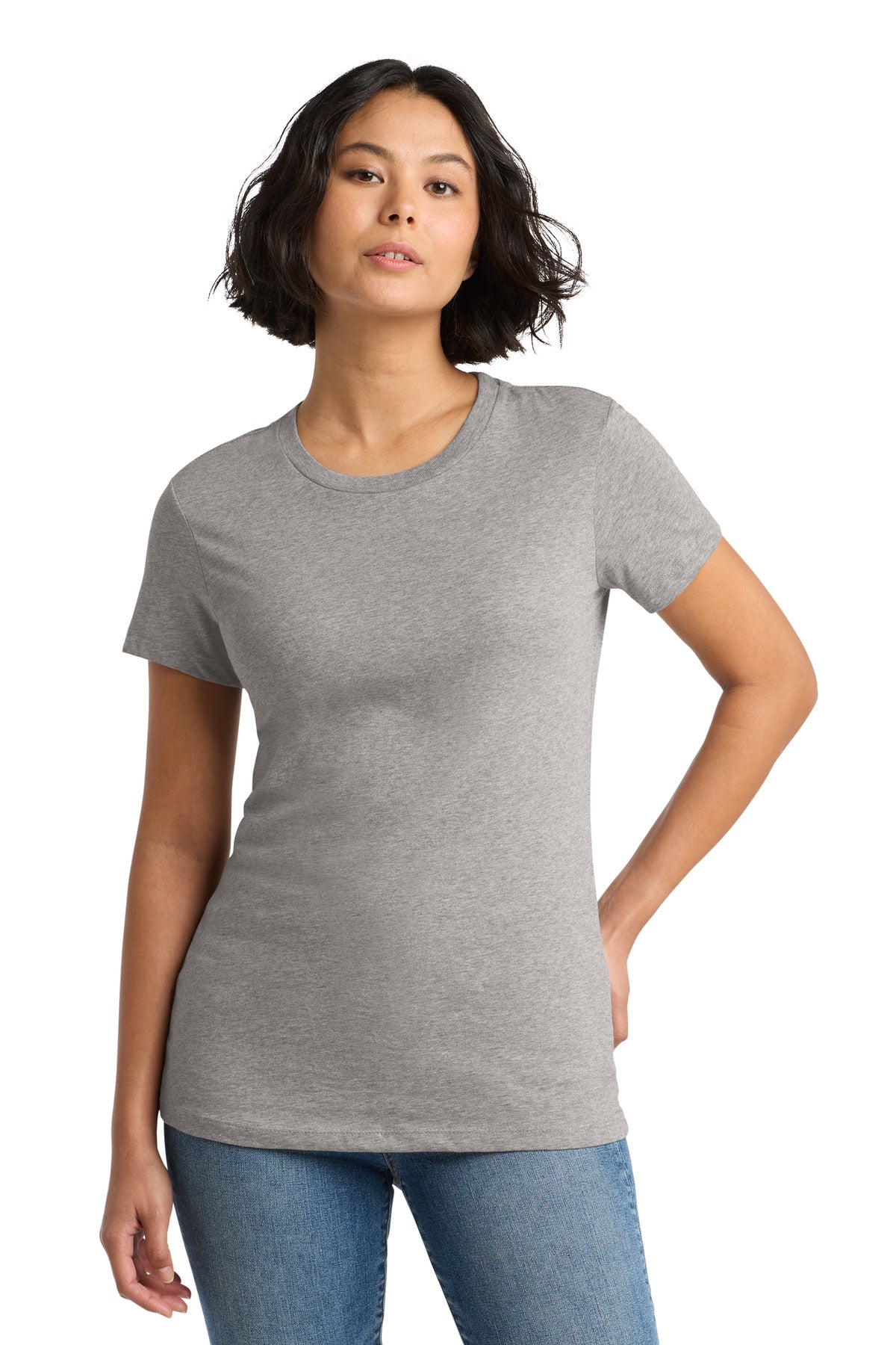 District Women's Perfect WeightTee - Heathered Steel