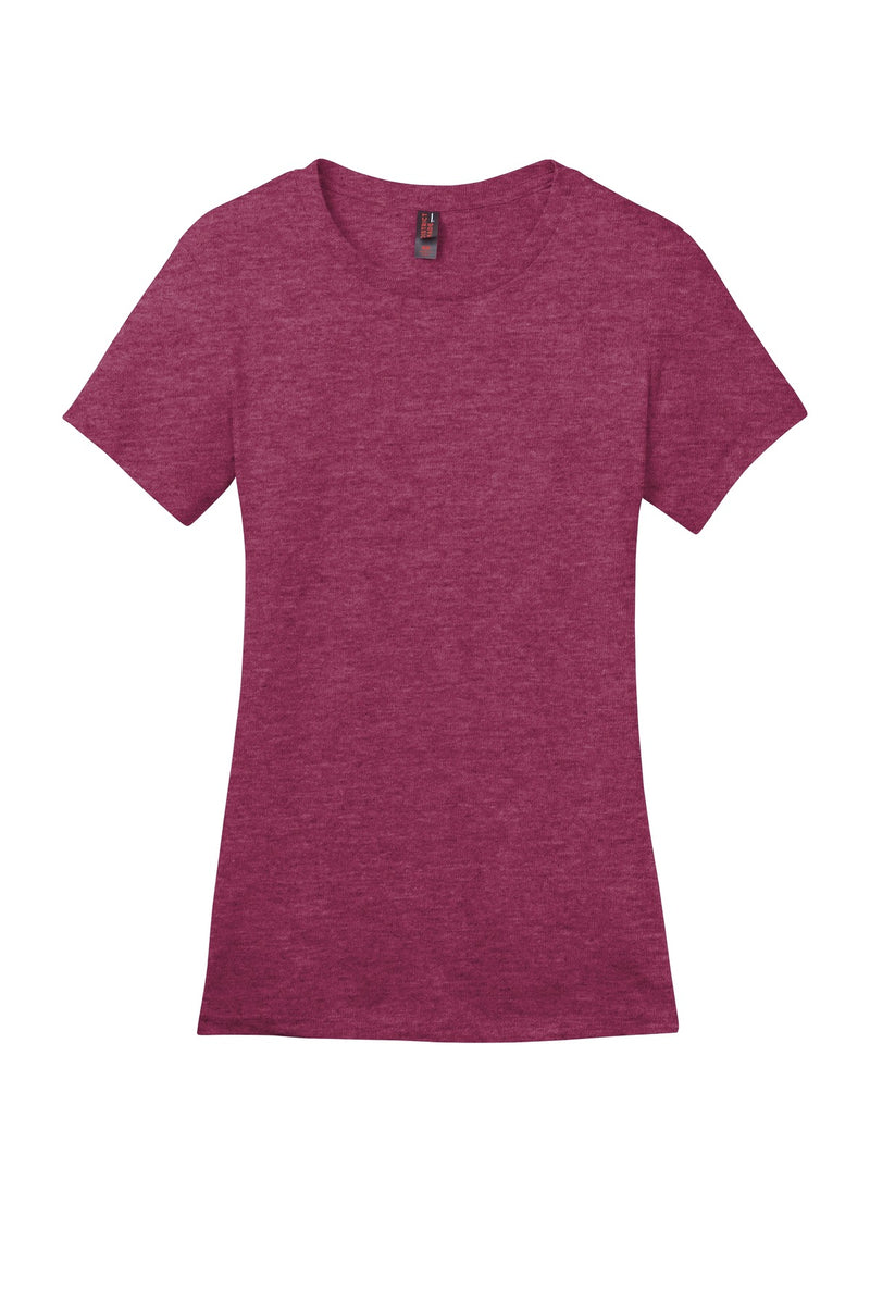 District Women's Perfect WeightTee - Heathered Loganberry