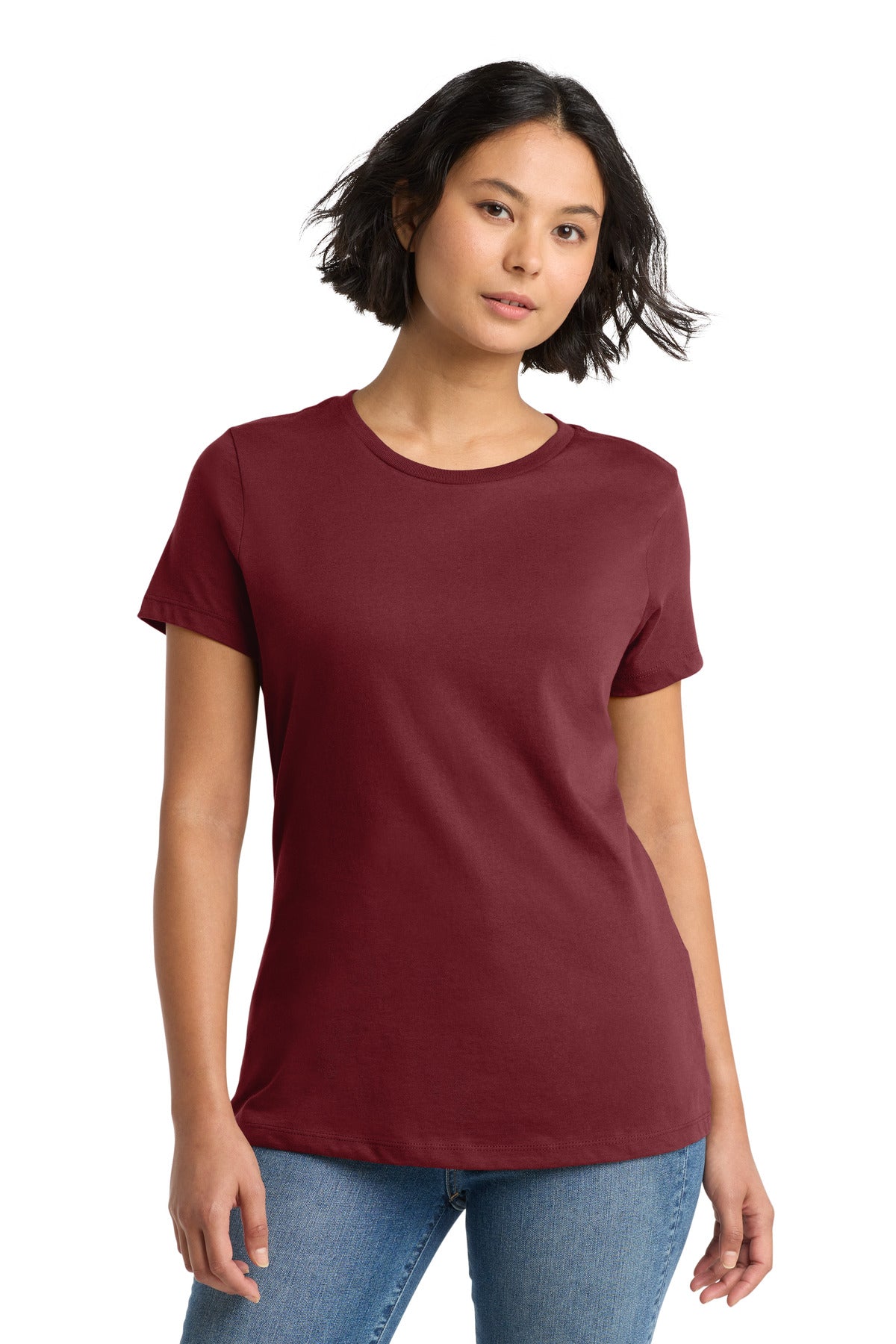 District Women's Perfect WeightTee - Sangria