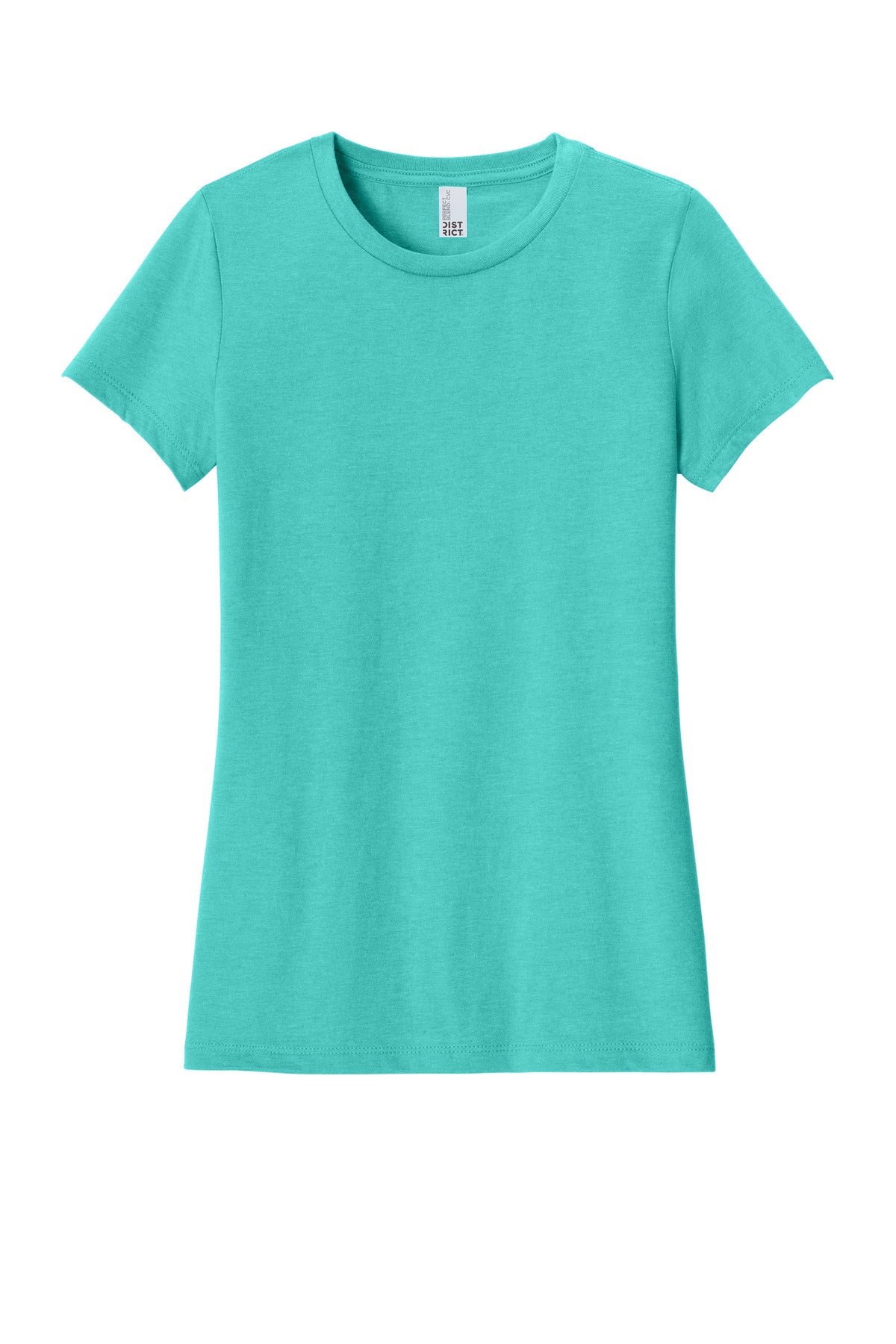 District  Women's Perfect Blend CVC Tee - Aqua Heather