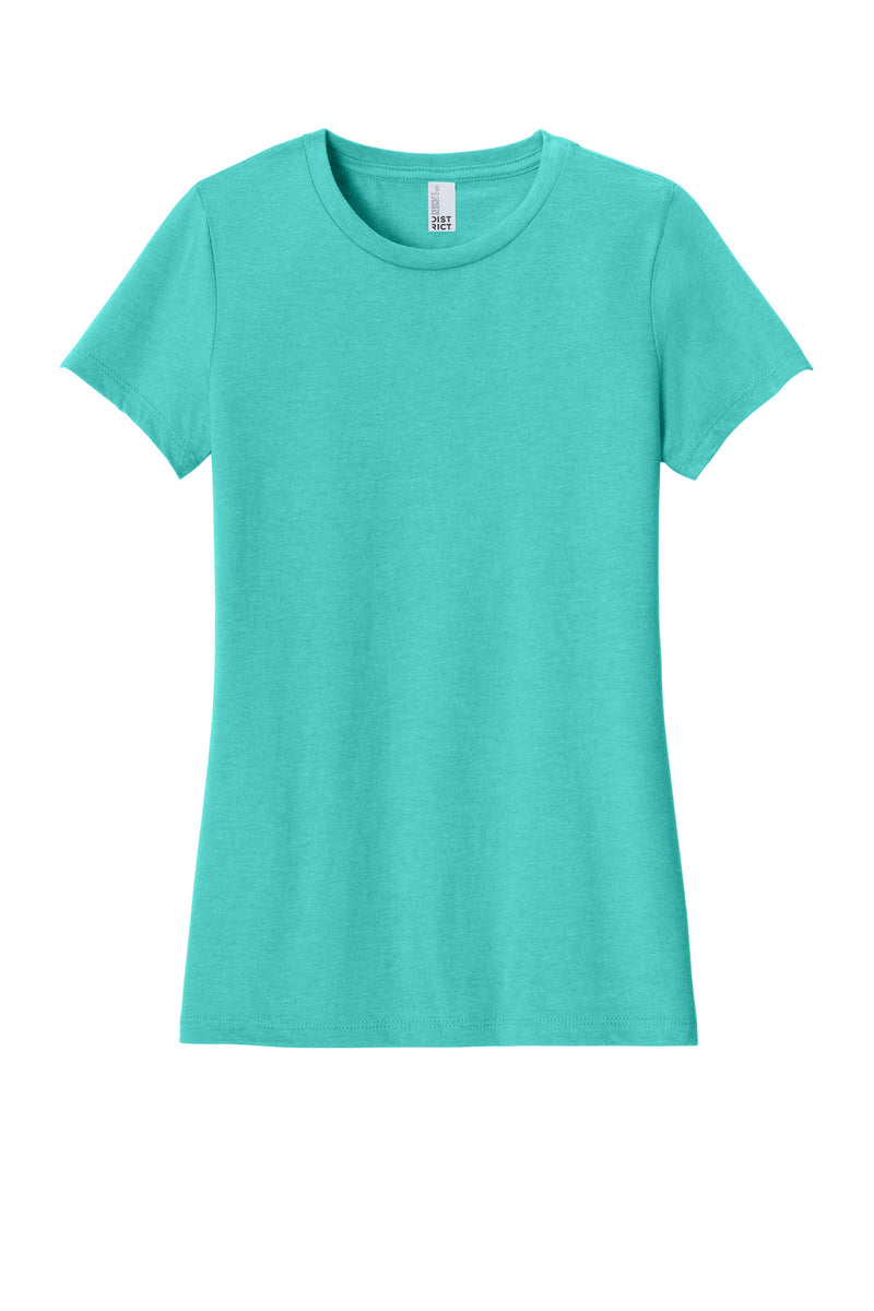 District  Women's Perfect Blend CVC Tee - Aqua Heather