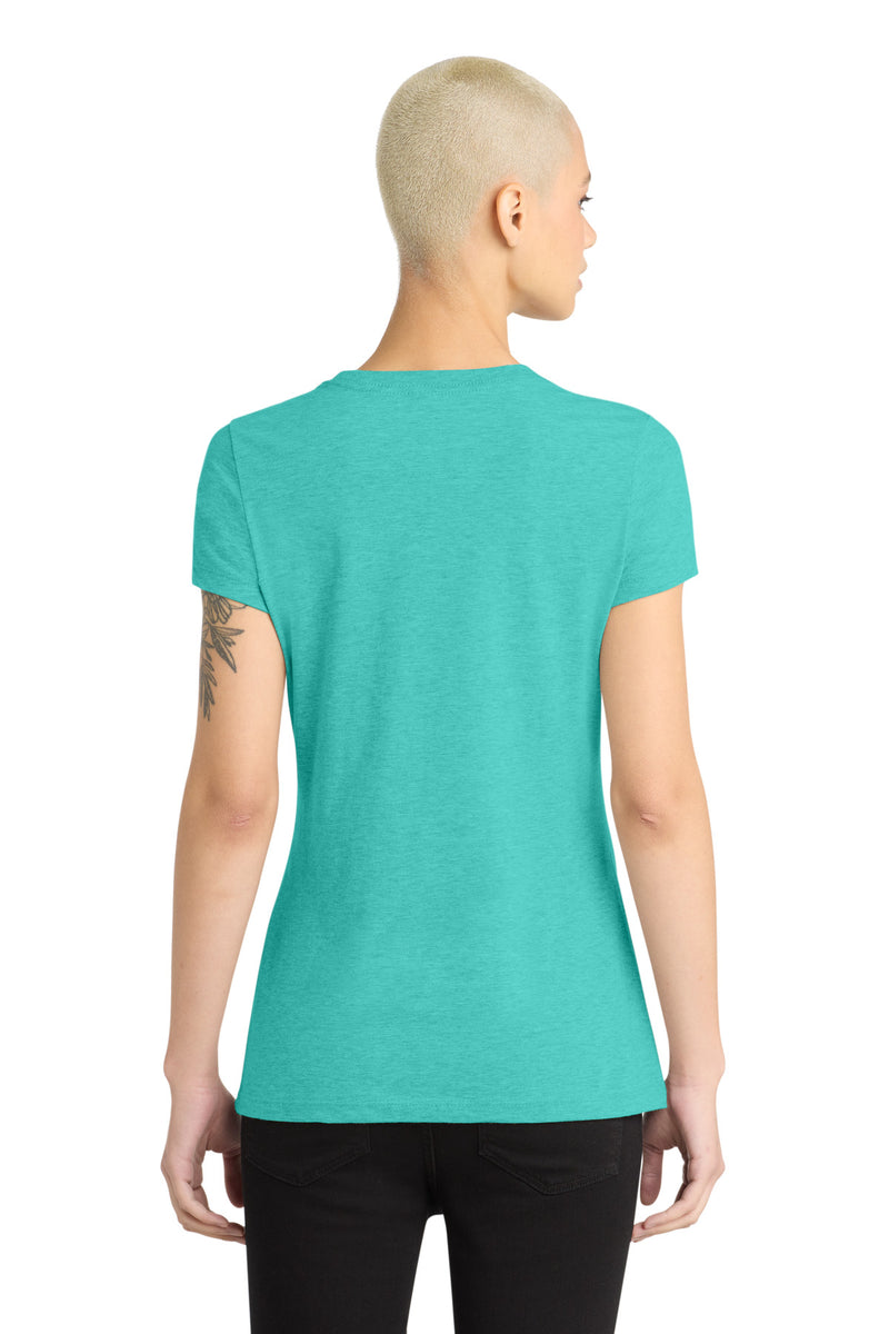District  Women's Perfect Blend CVC Tee - Aqua Heather