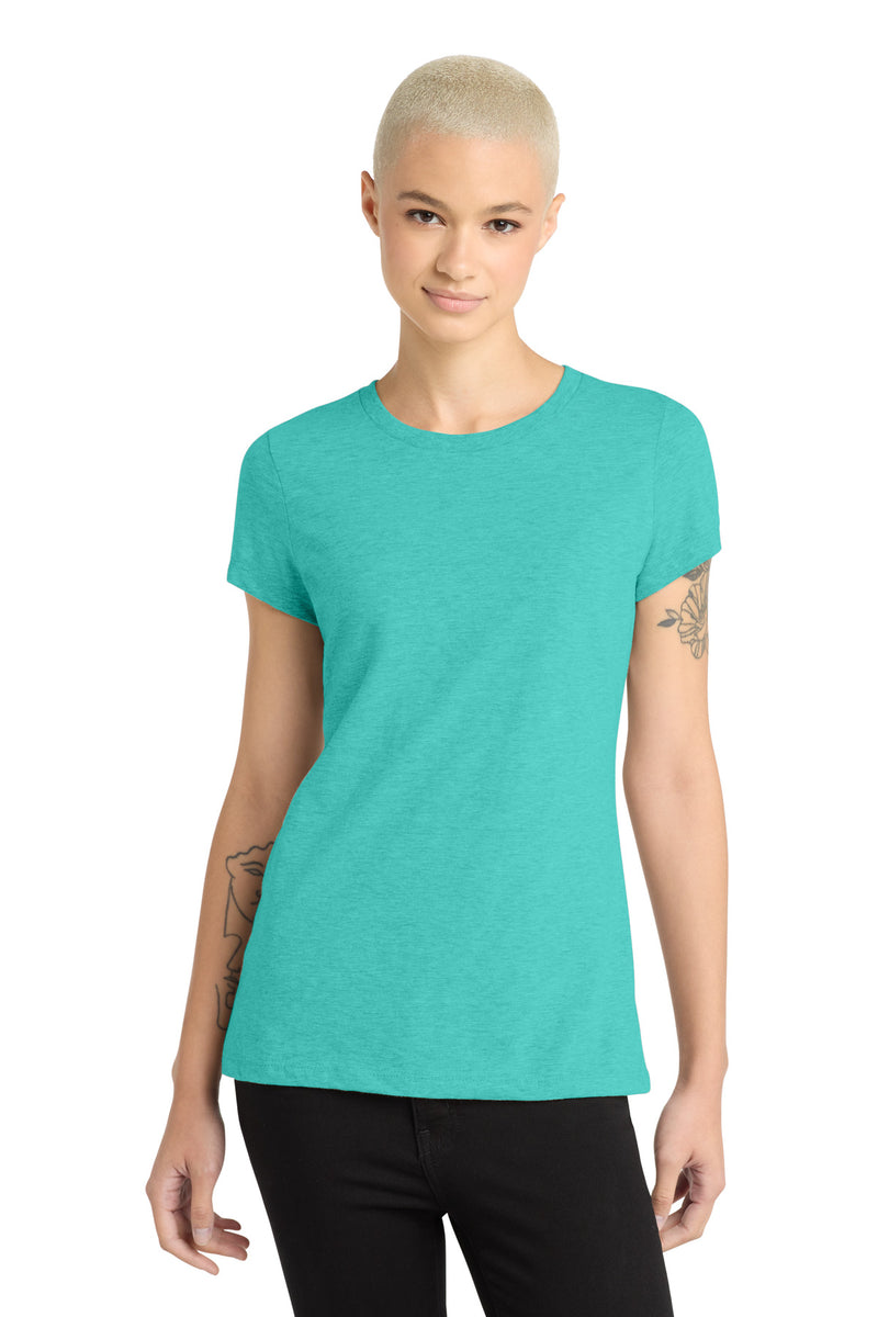 District  Women's Perfect Blend CVC Tee - Aqua Heather