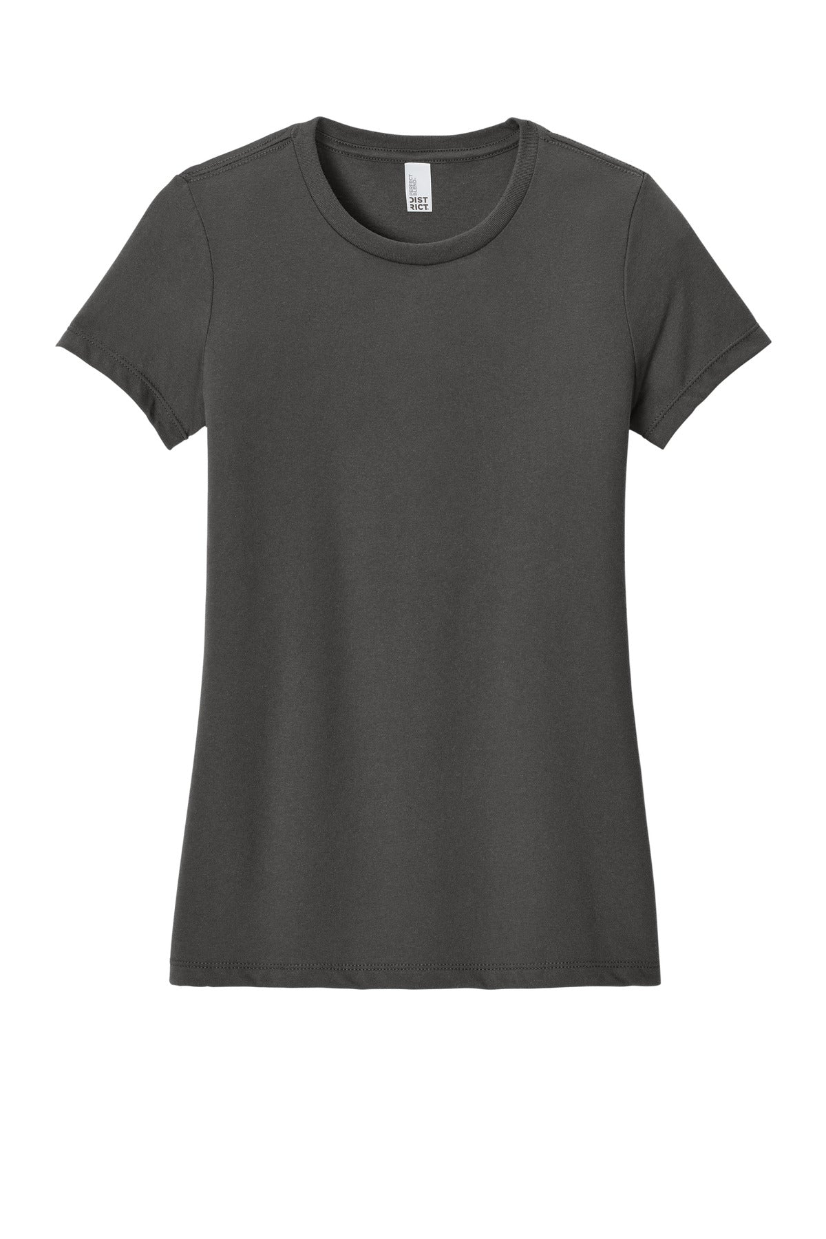 District  Women's Perfect Blend CVC Tee - Charcoal