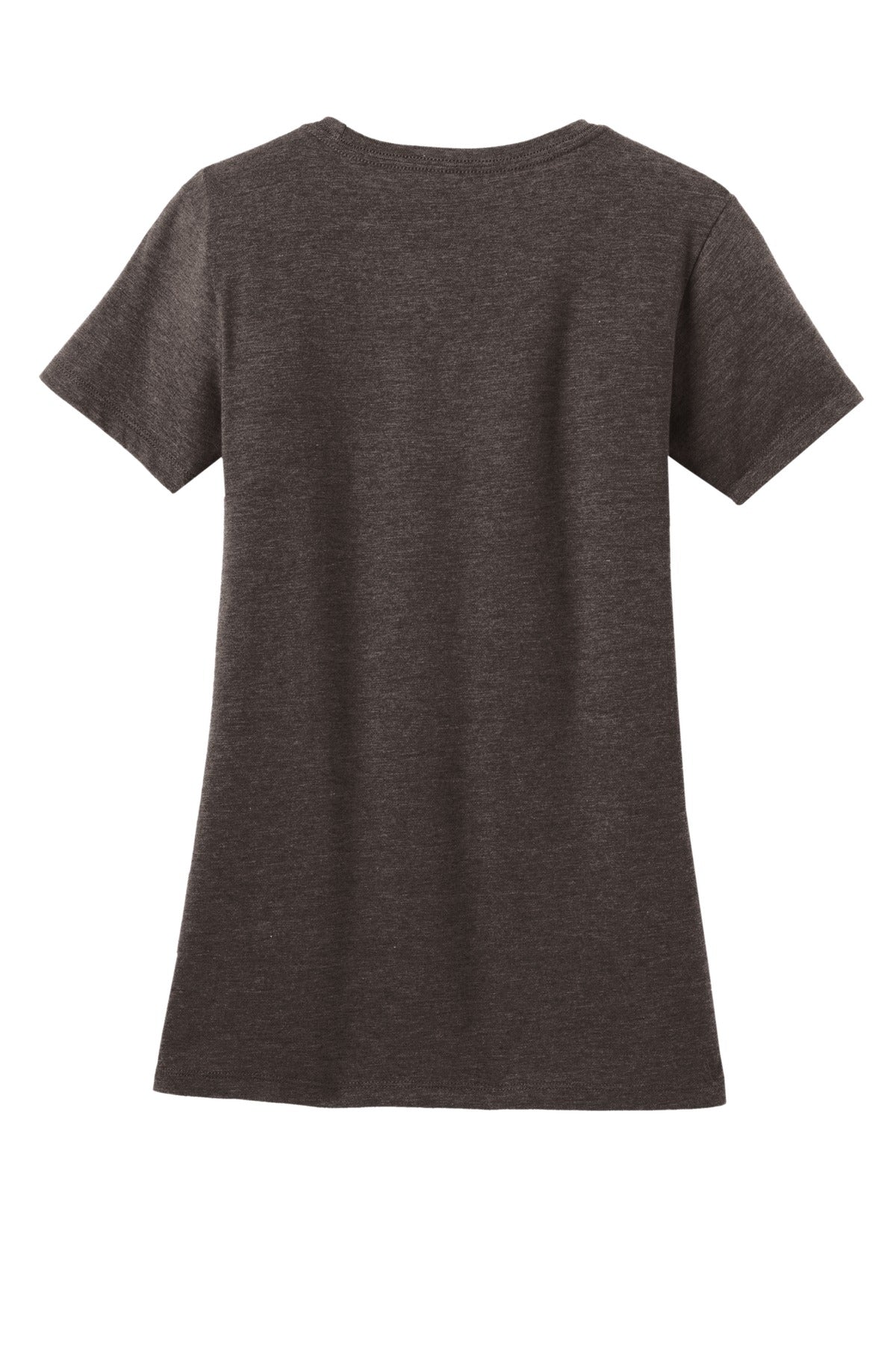 District  Women's Perfect Blend CVC Tee - Heathered Brown