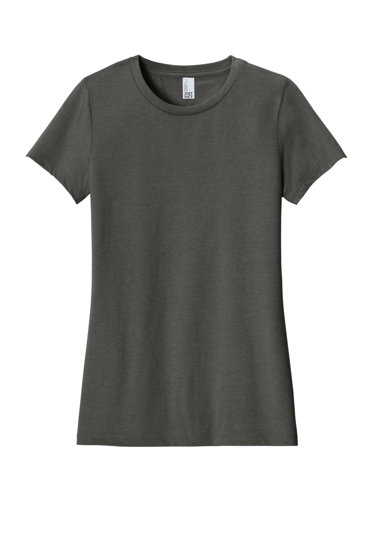 District  Women's Perfect Blend CVC Tee - Heathered Charcoal