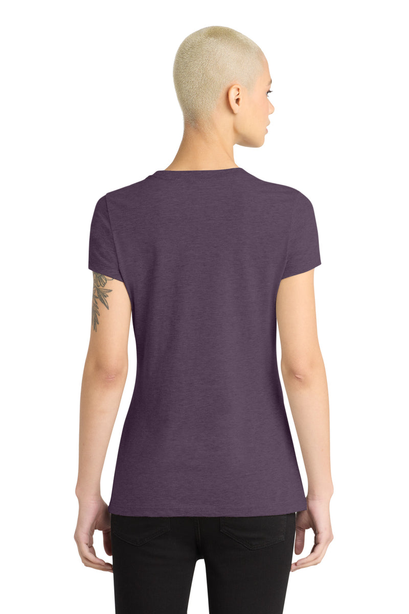 District  Women's Perfect Blend CVC Tee - Heathered Eggplant