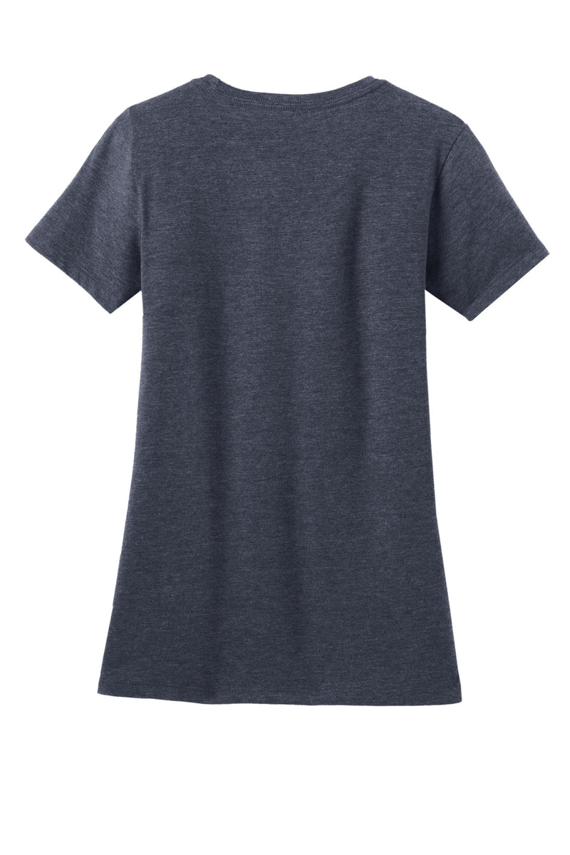District  Women's Perfect Blend CVC Tee - Heathered Navy