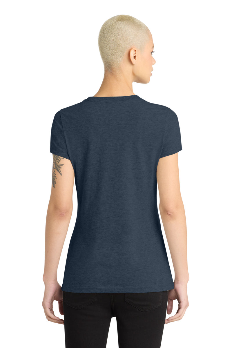 District  Women's Perfect Blend CVC Tee - Heathered Navy