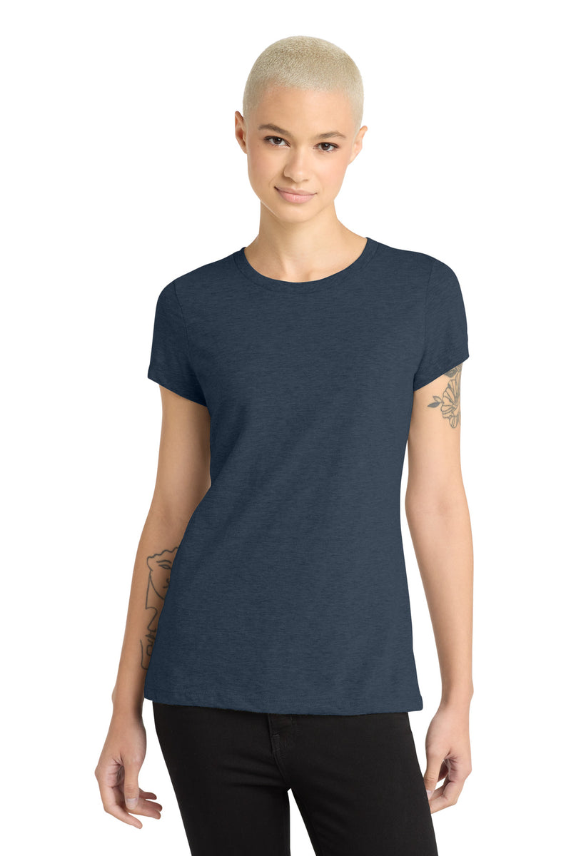 District  Women's Perfect Blend CVC Tee - Heathered Navy