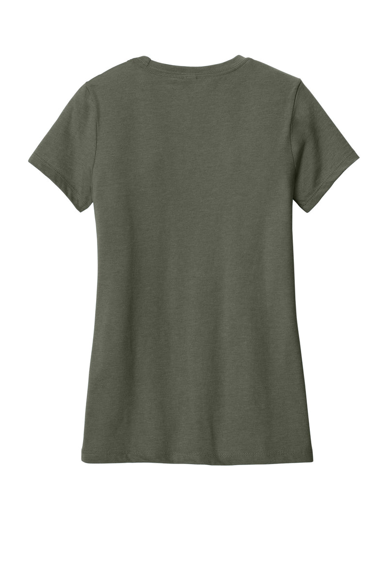 District  Women's Perfect Blend CVC Tee - Heathered Olive
