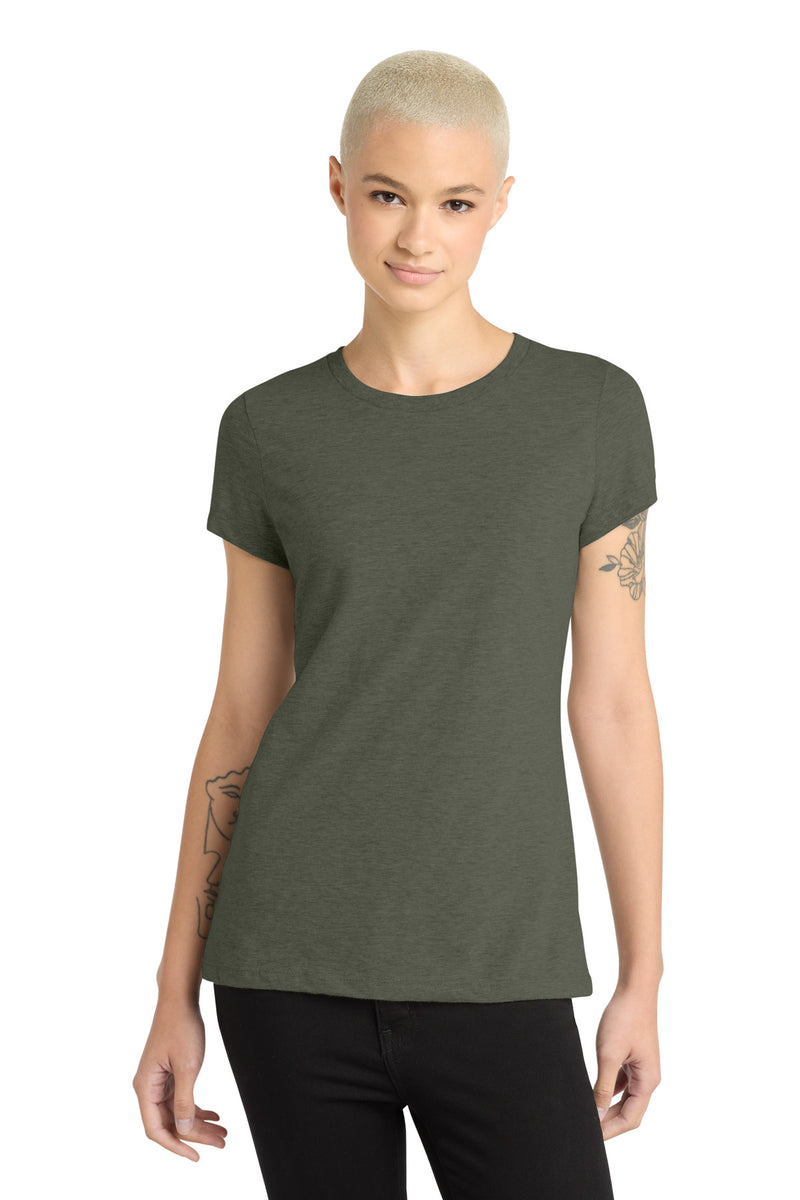 District  Women's Perfect Blend CVC Tee - Heathered Olive