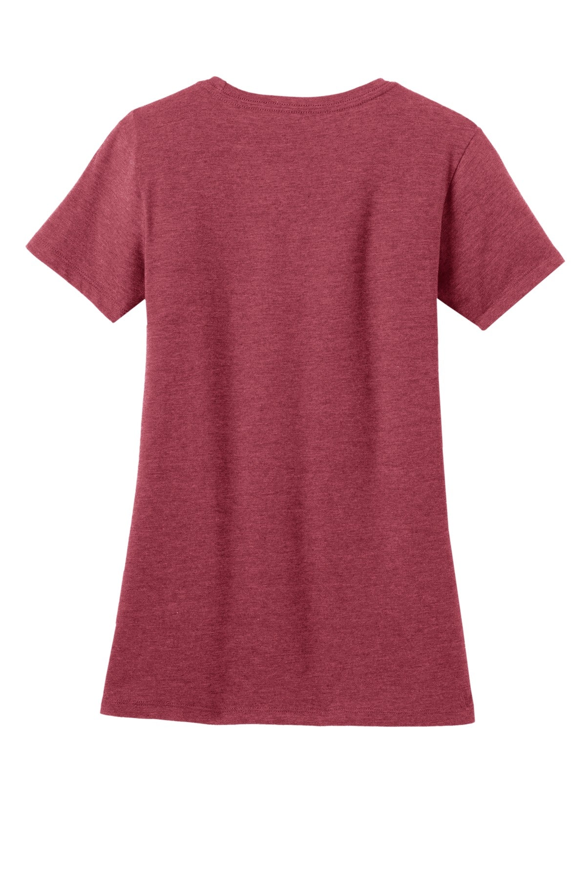 District  Women's Perfect Blend CVC Tee - Heathered Red