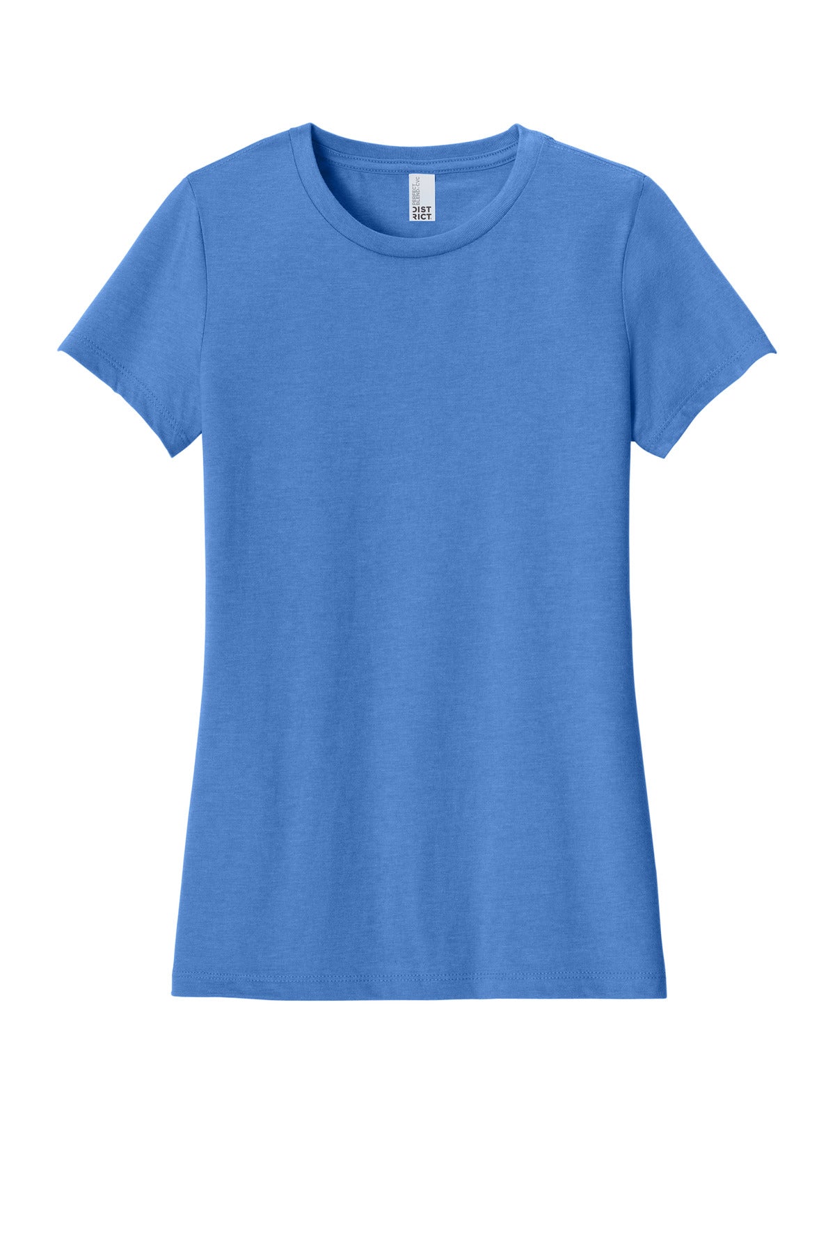 District  Women's Perfect Blend CVC Tee - Heathered Royal