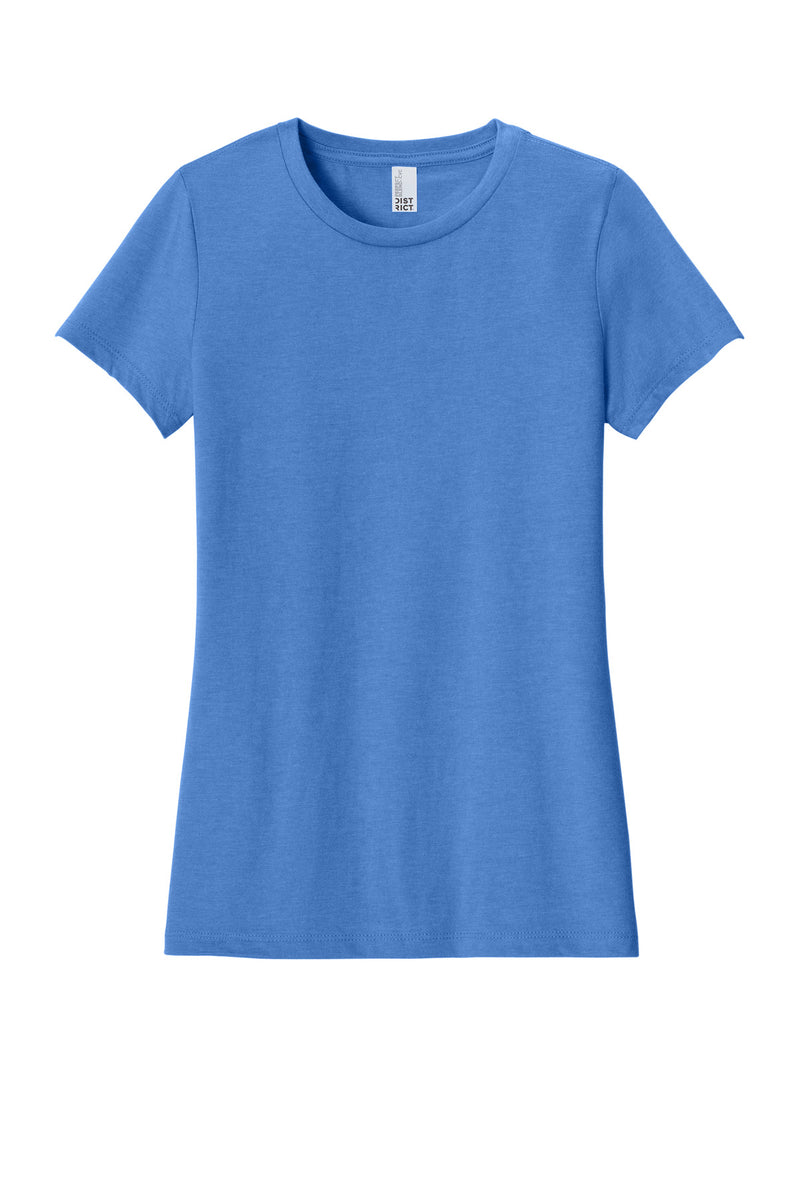 District  Women's Perfect Blend CVC Tee - Heathered Royal