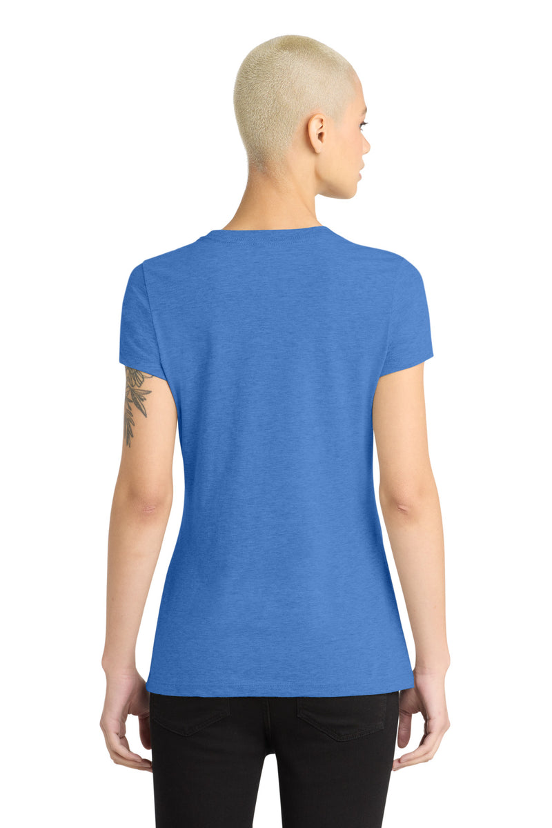 District  Women's Perfect Blend CVC Tee - Heathered Royal