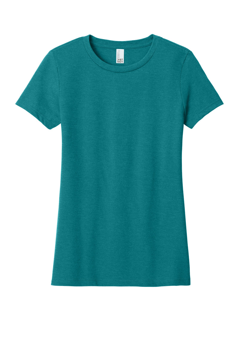 District  Women's Perfect Blend CVC Tee - Heathered Teal