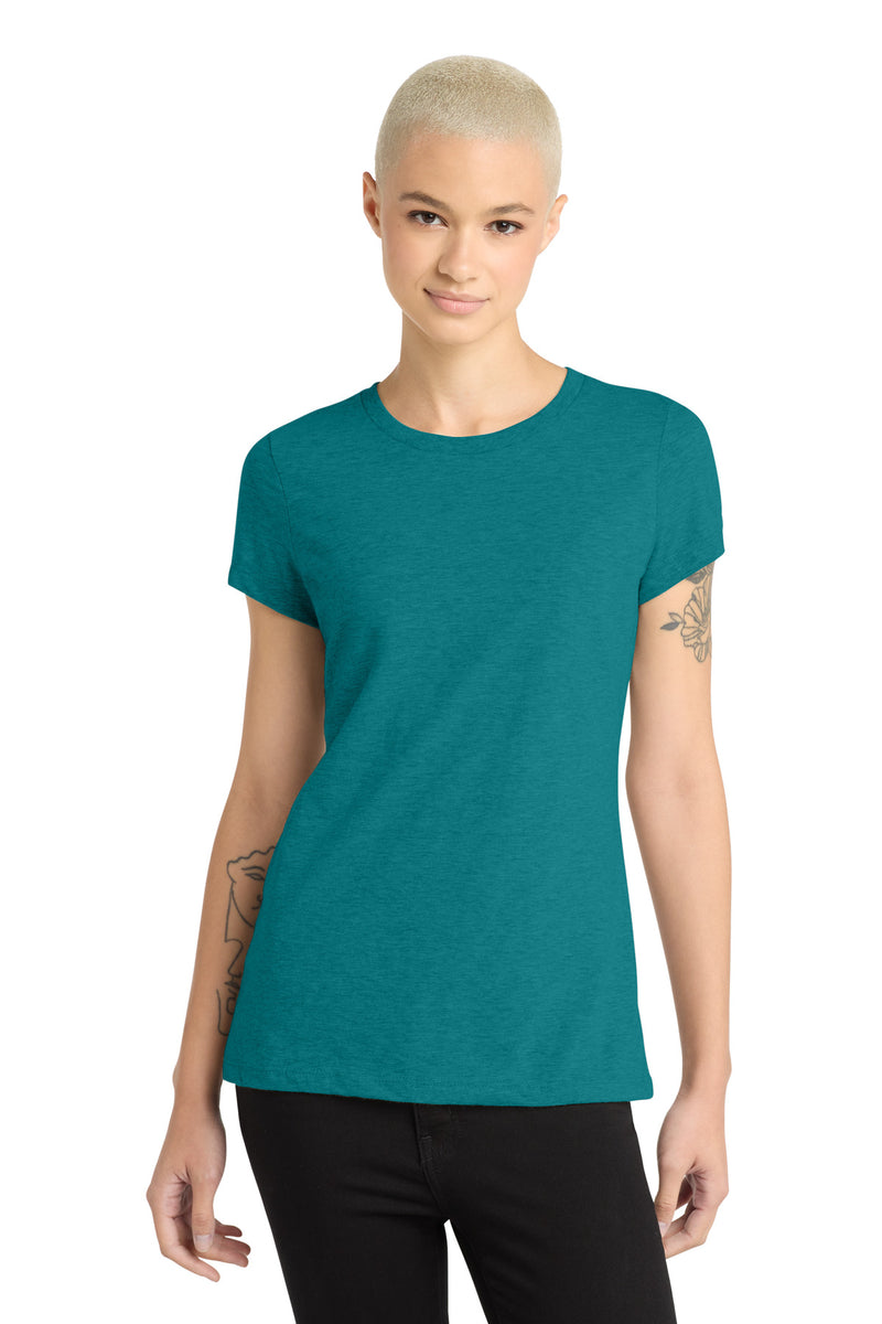 District  Women's Perfect Blend CVC Tee - Heathered Teal