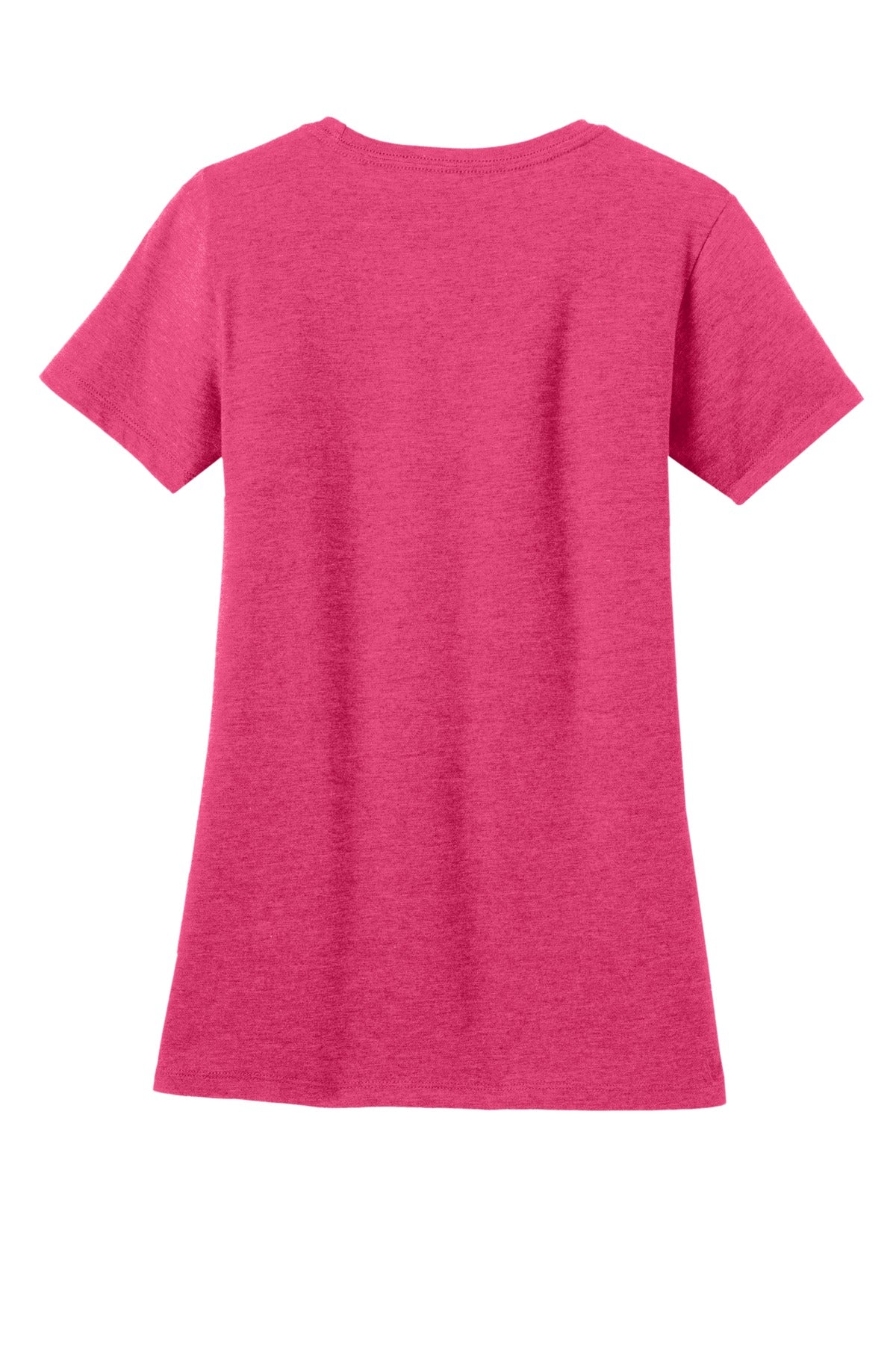 District  Women's Perfect Blend CVC Tee - Heathered Watermelon