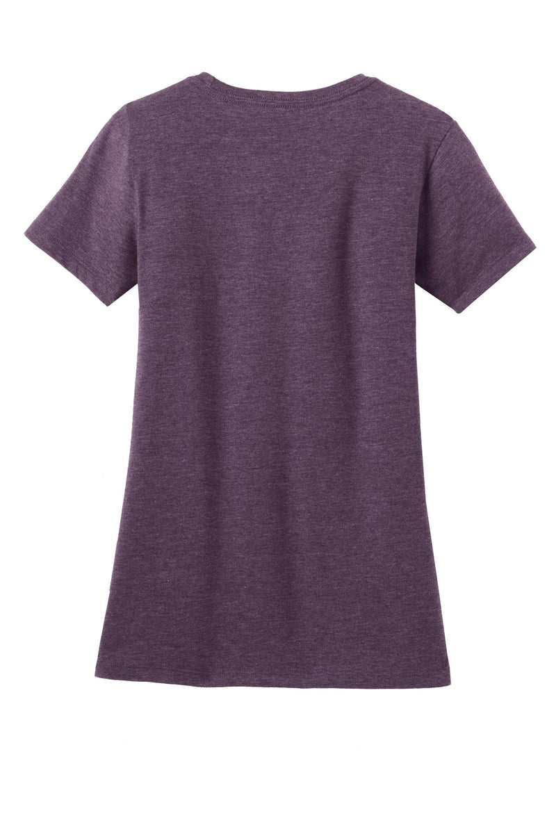 District  Women's Perfect Blend CVC Tee - Heathered Eggplant