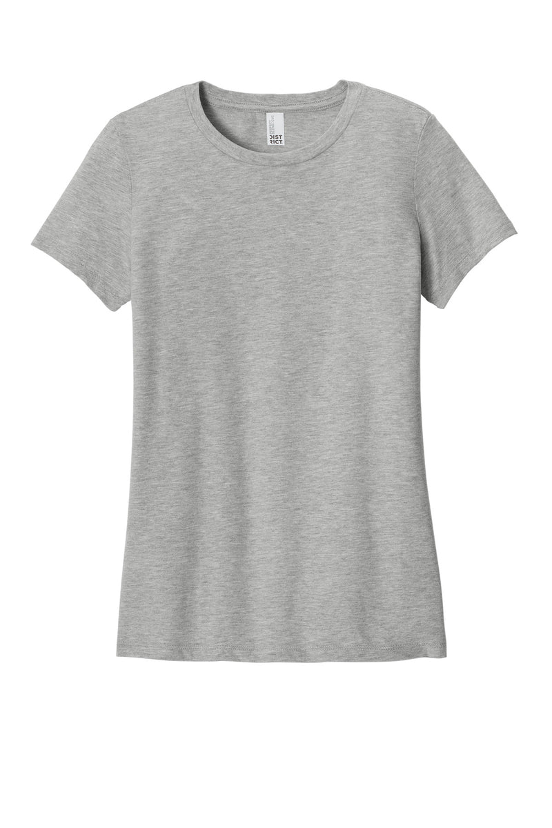 District  Women's Perfect Blend CVC Tee - Light Heather Grey
