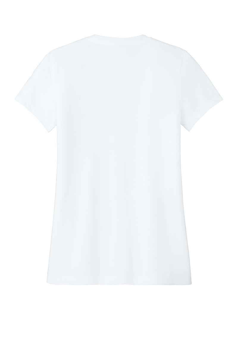 District  Women's Perfect Blend CVC Tee - White