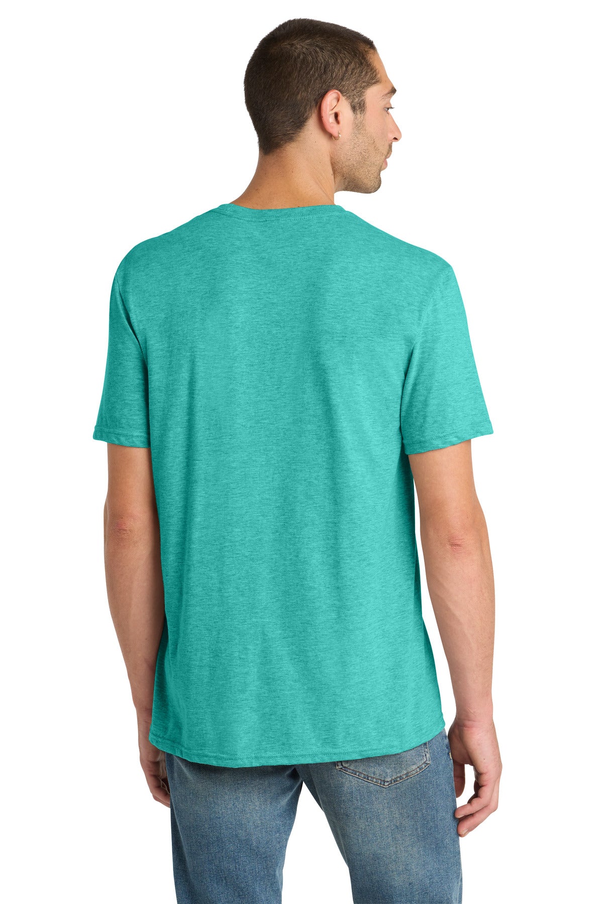 District Perfect Blend CVC Tee - Aqua Heather