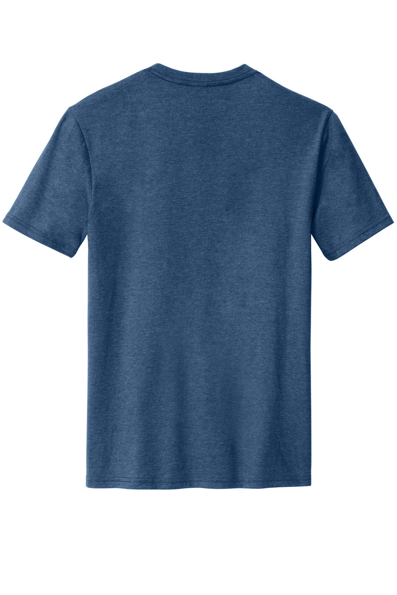 District Perfect Blend CVC Tee - Deep Royal Fleck