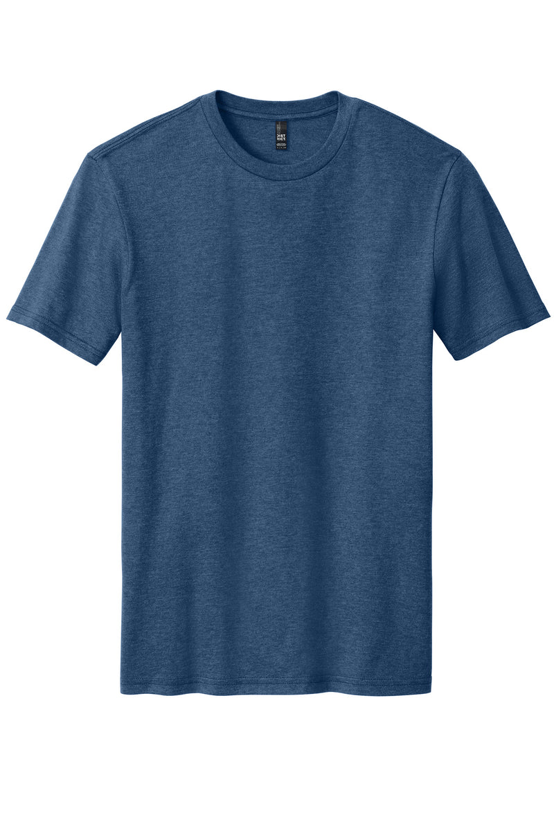 District Perfect Blend CVC Tee - Deep Royal Fleck