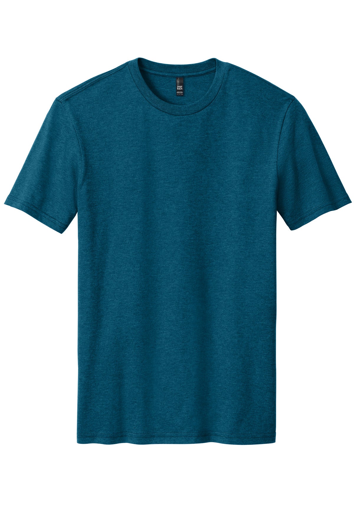 District Perfect Blend CVC Tee - Deep Turquoise Fleck