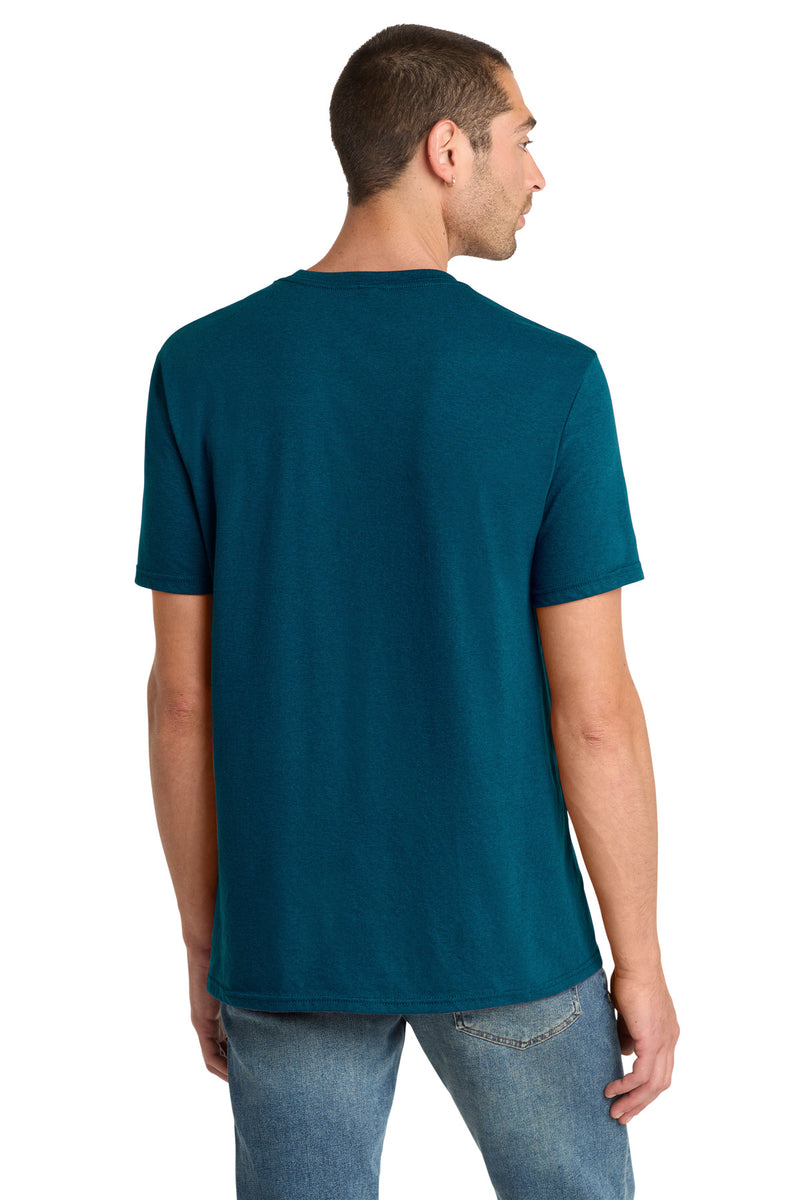 District Perfect Blend CVC Tee - Deep Turquoise Fleck