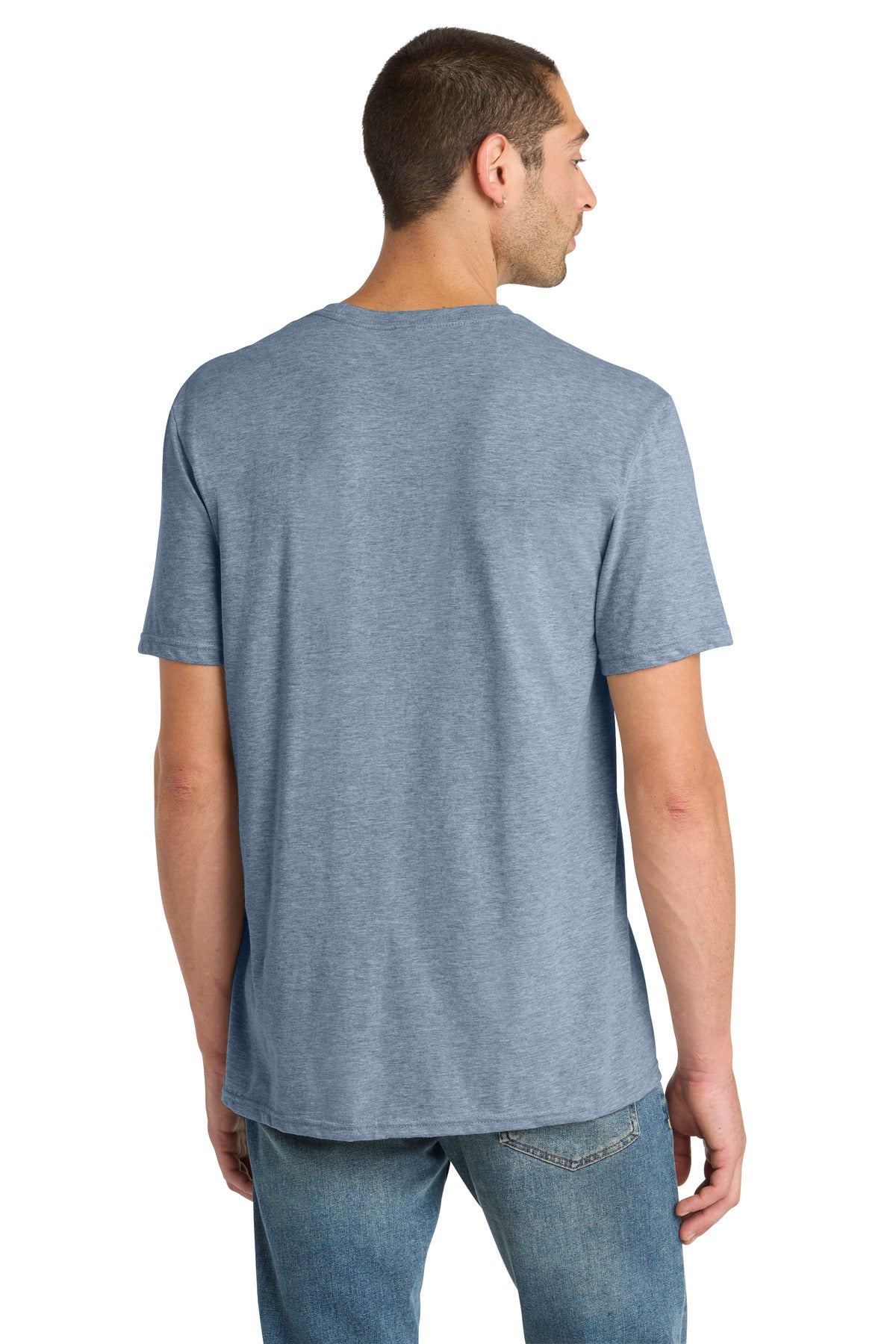 District Perfect Blend CVC Tee - Flint Blue Heather