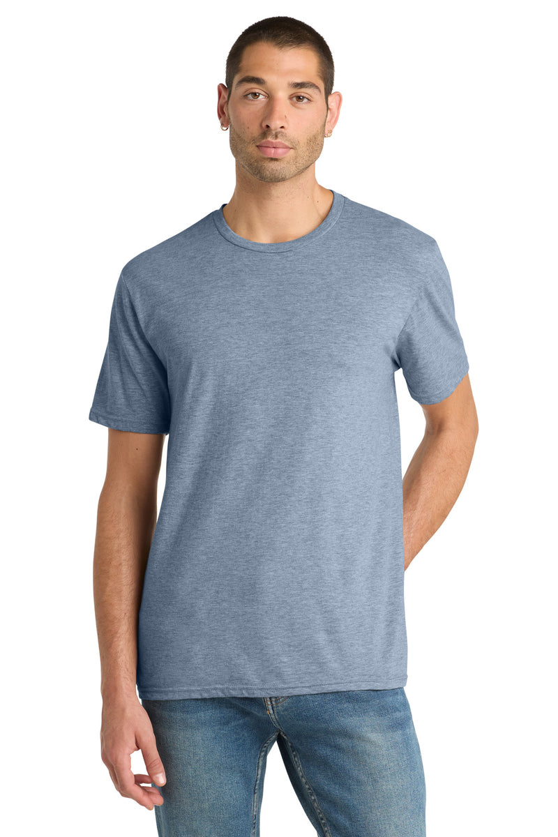District Perfect Blend CVC Tee - Flint Blue Heather