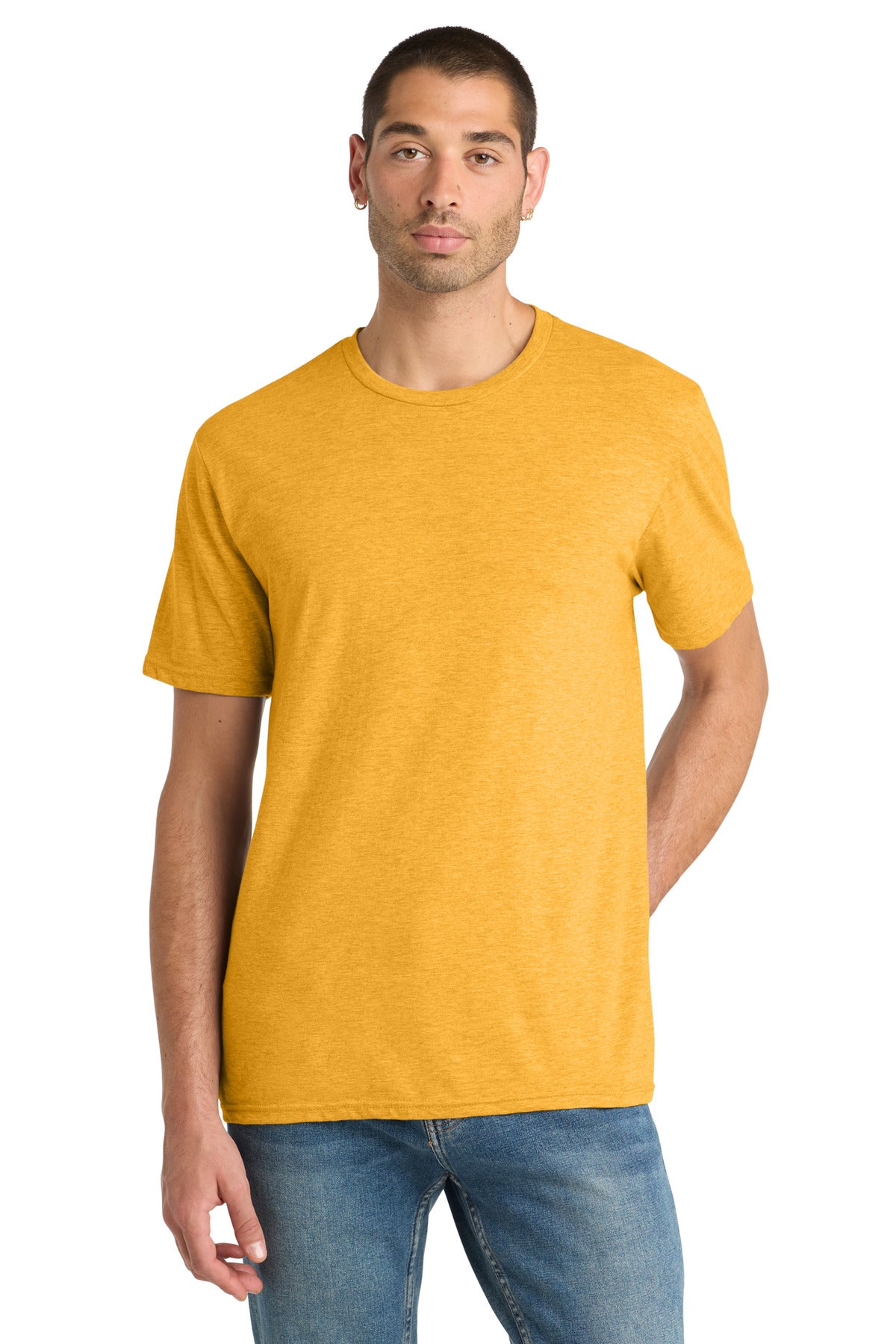 District Perfect Blend CVC Tee - Gold Heather