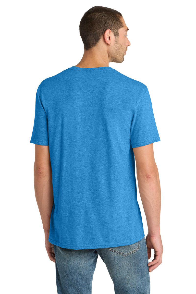 District Perfect Blend CVC Tee - Heathered Bright Turquoise