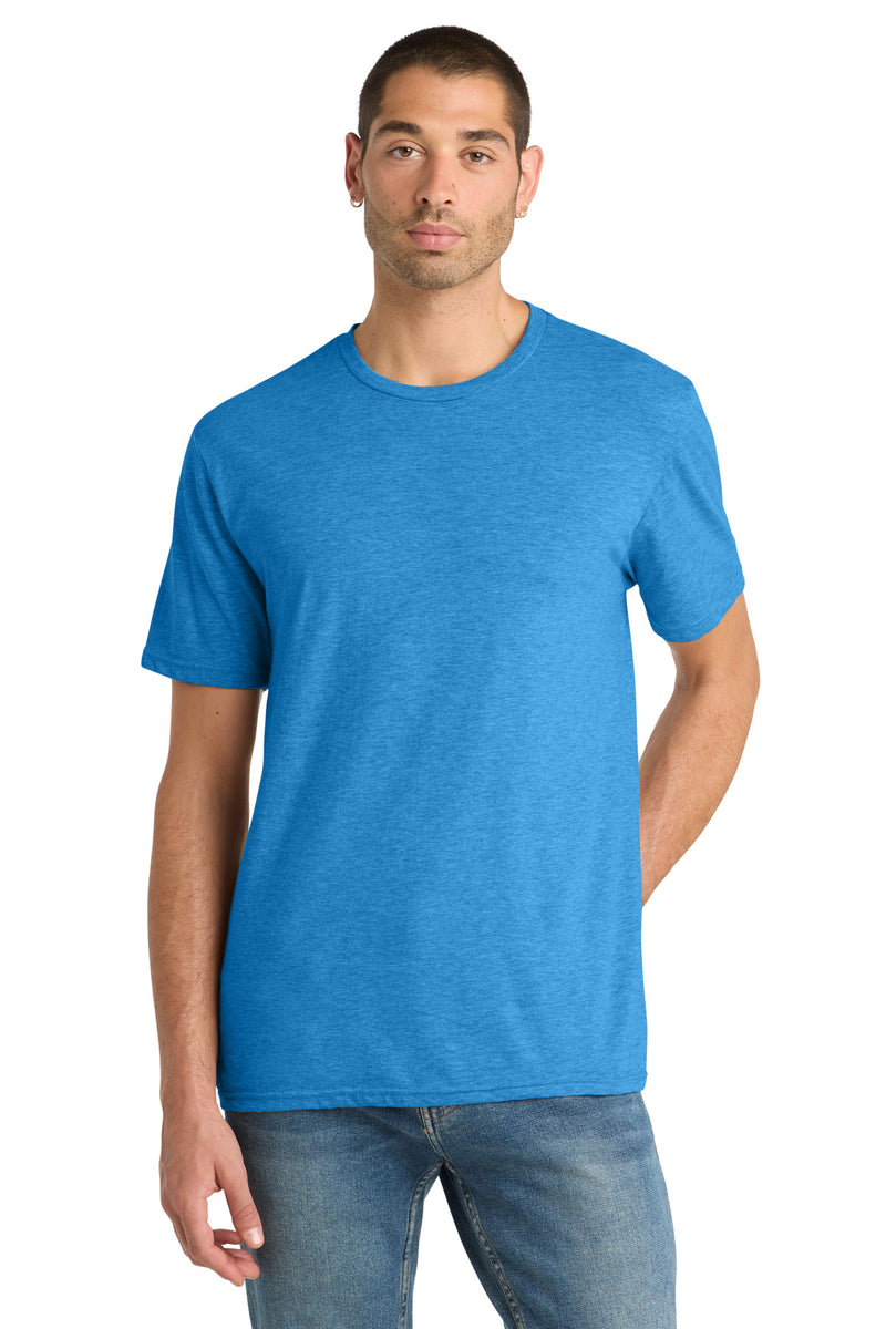 District Perfect Blend CVC Tee - Heathered Bright Turquoise