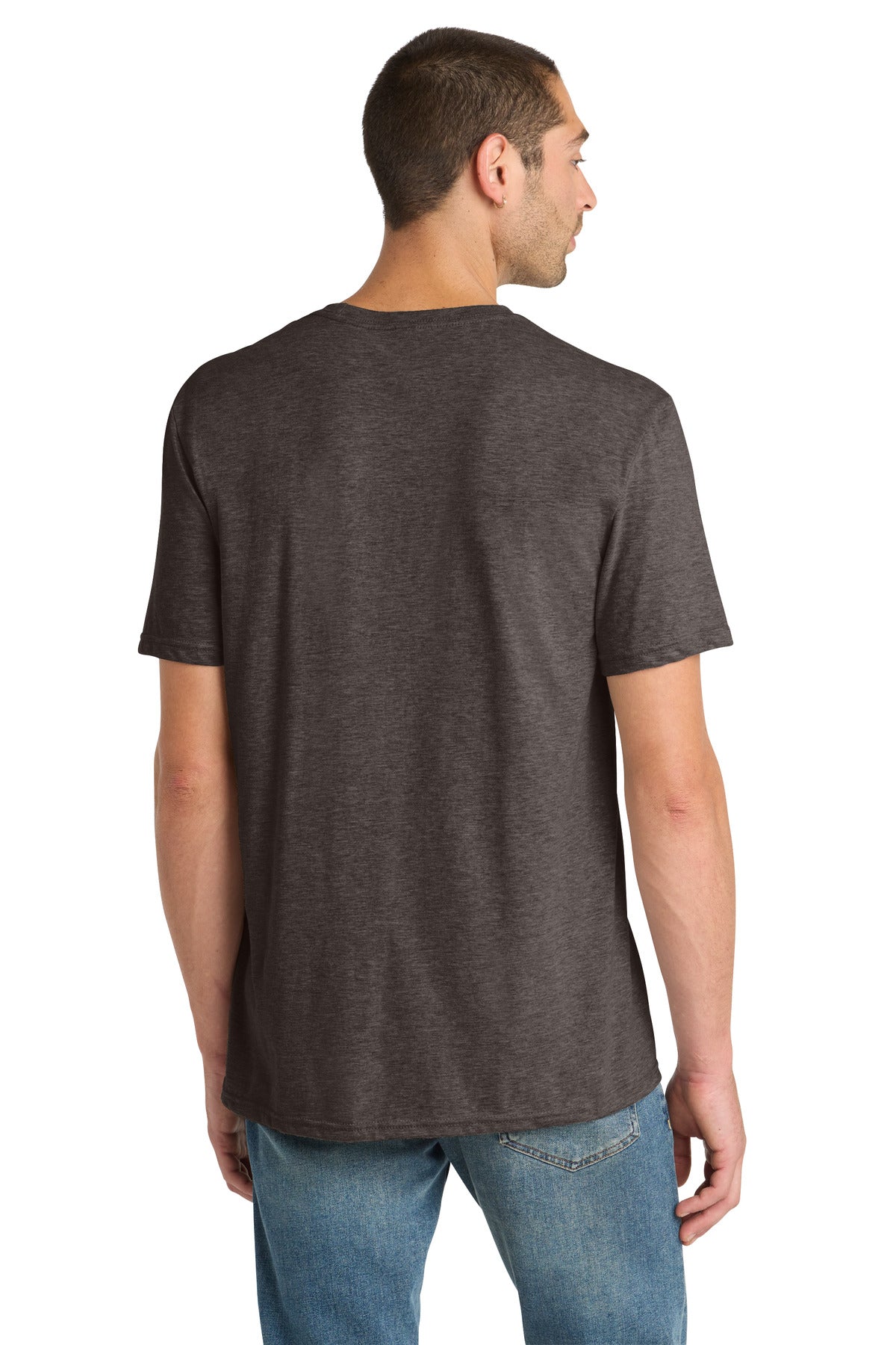 District Perfect Blend CVC Tee - Heathered Brown