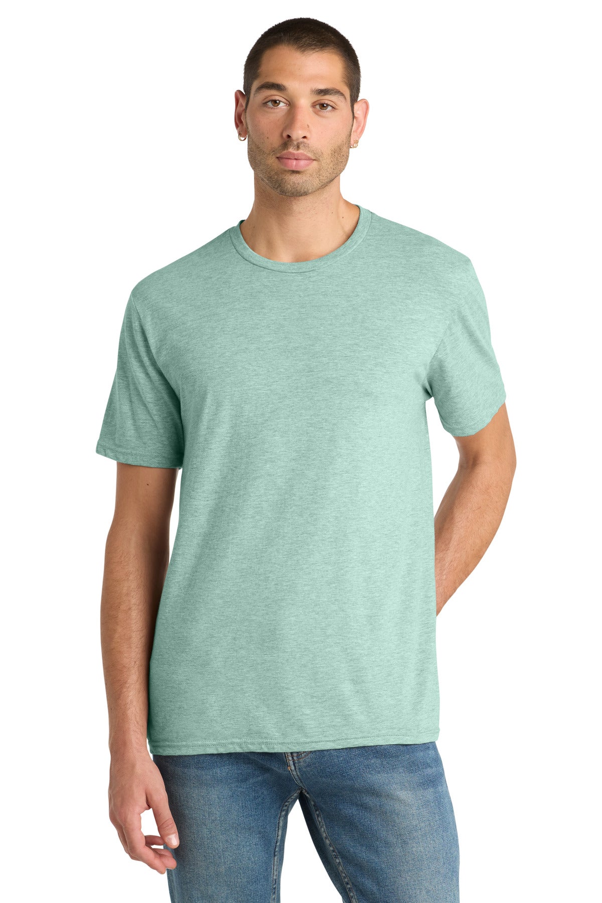 District Perfect Blend CVC Tee - Heathered Dusty Sage