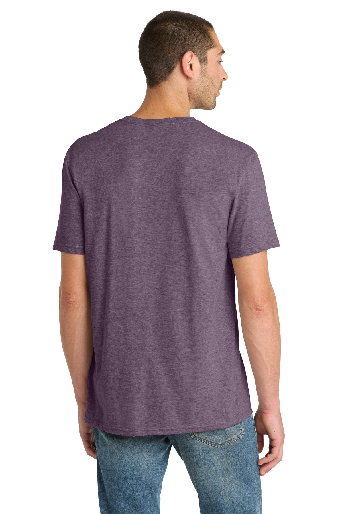 District Perfect Blend CVC Tee - Heathered Eggplant