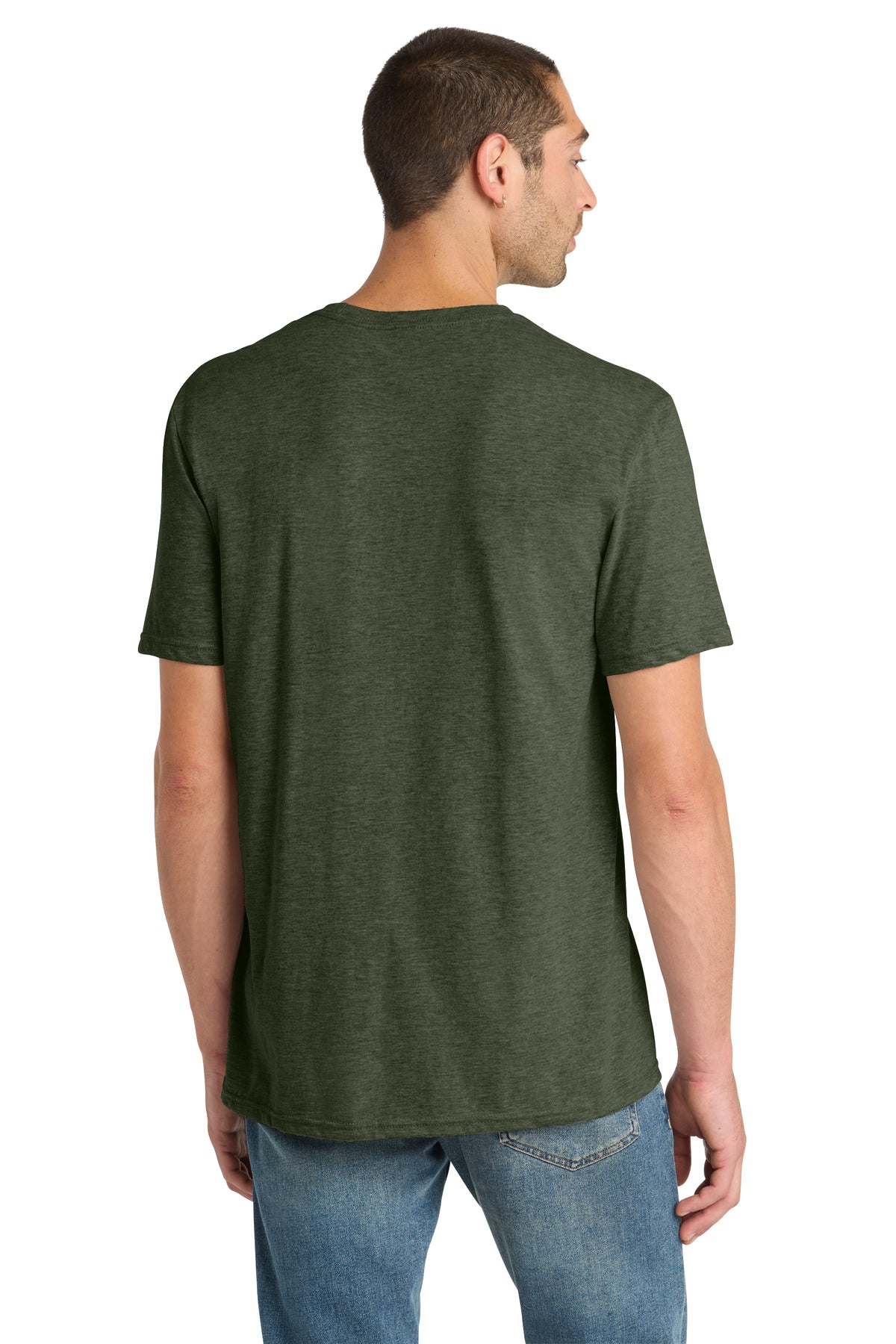 District Perfect Blend CVC Tee - Heathered Forest Green
