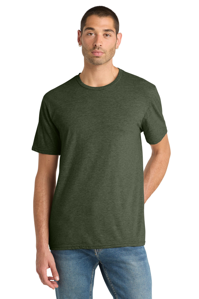 District Perfect Blend CVC Tee - Heathered Forest Green