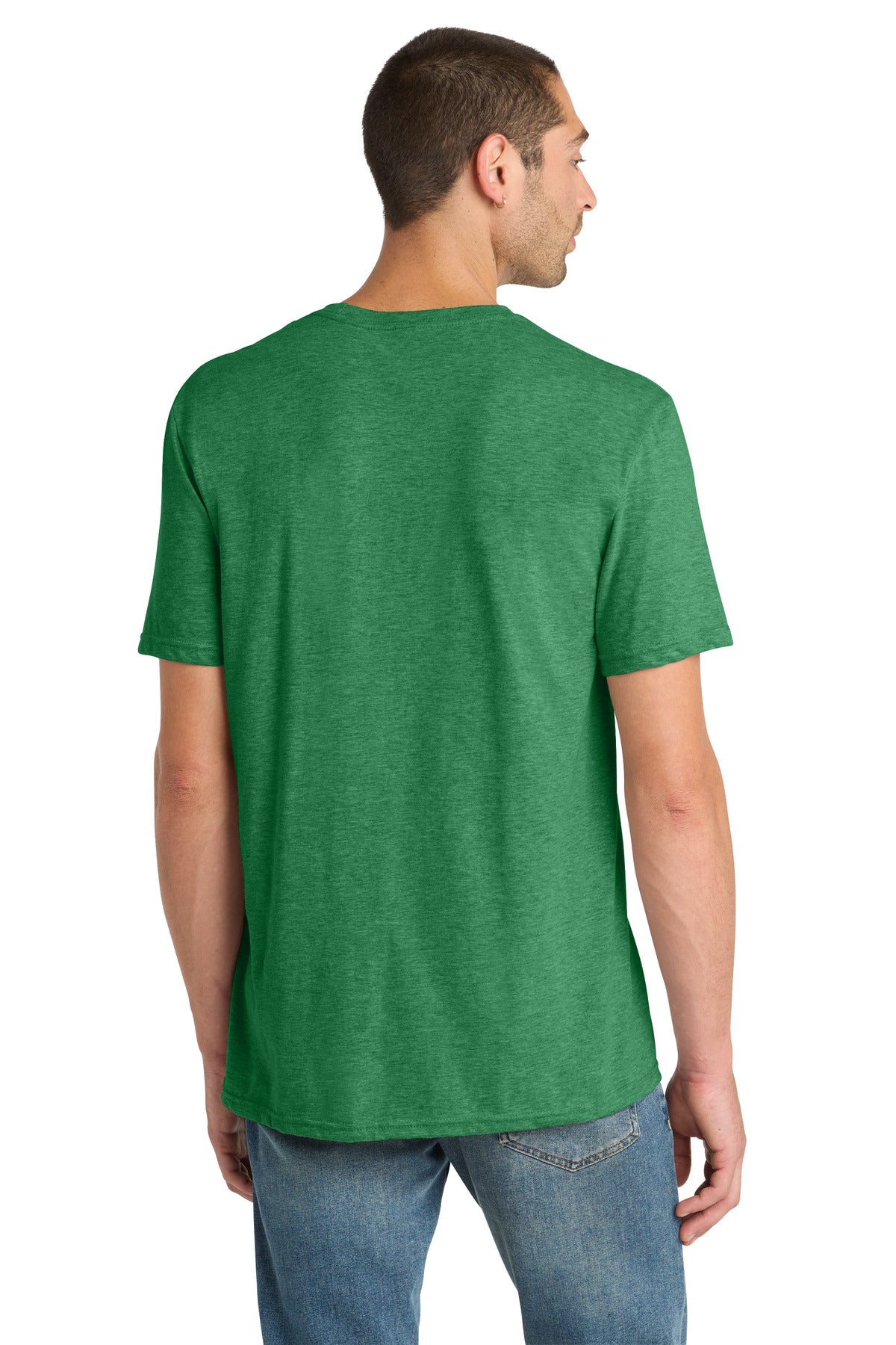 District Perfect Blend CVC Tee - Heathered Kelly Green
