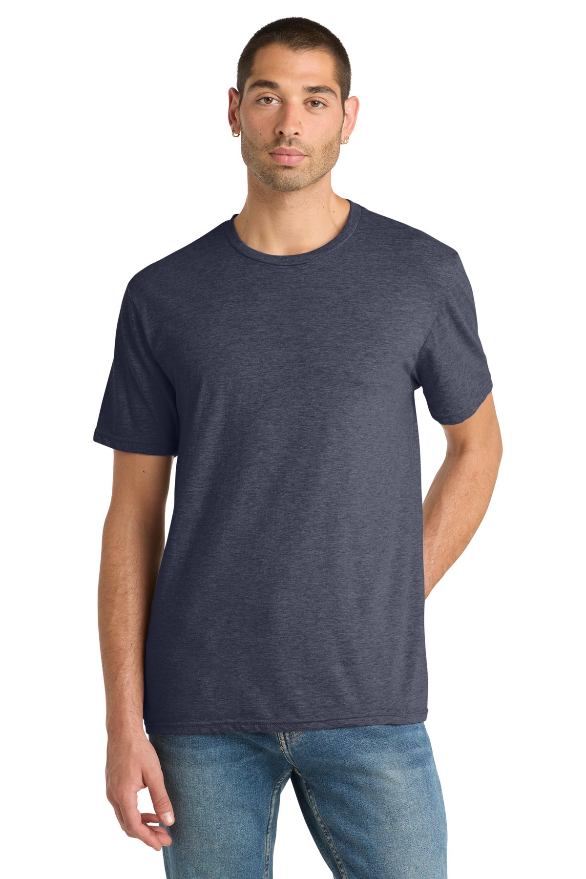 District Perfect Blend CVC Tee - Heathered Navy