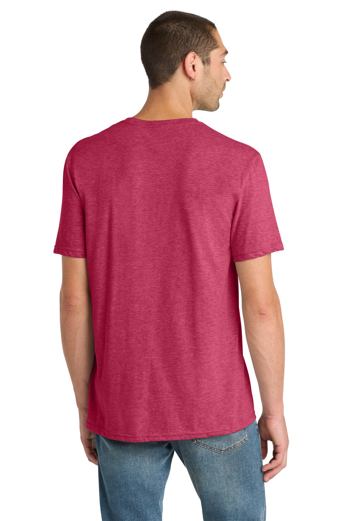 District Perfect Blend CVC Tee - Heathered Red