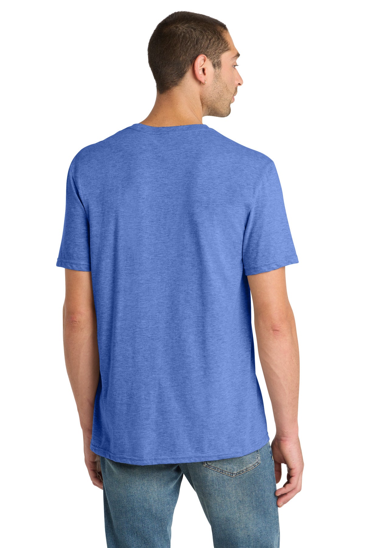 District Perfect Blend CVC Tee - Heathered Royal